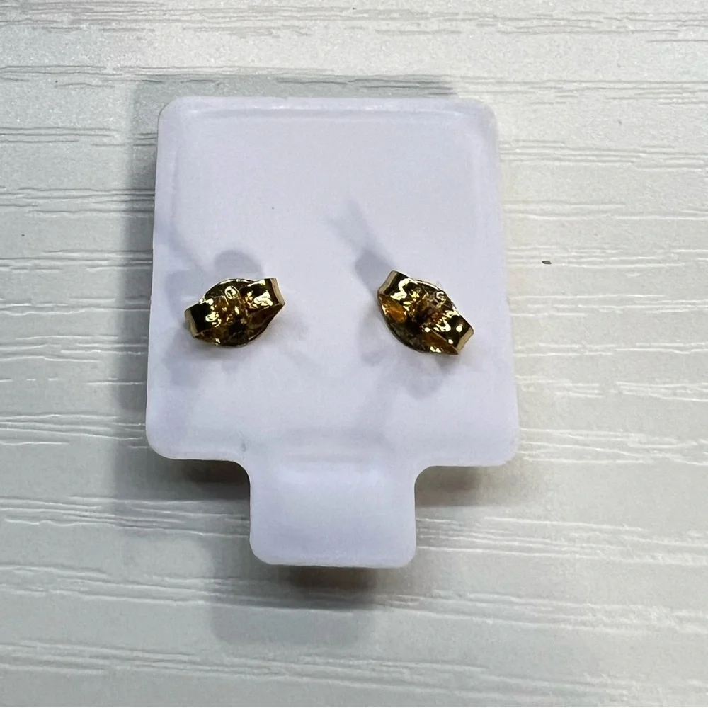 Gold GG Inspired Stainless Steel Earrings - Picture 3 of 4